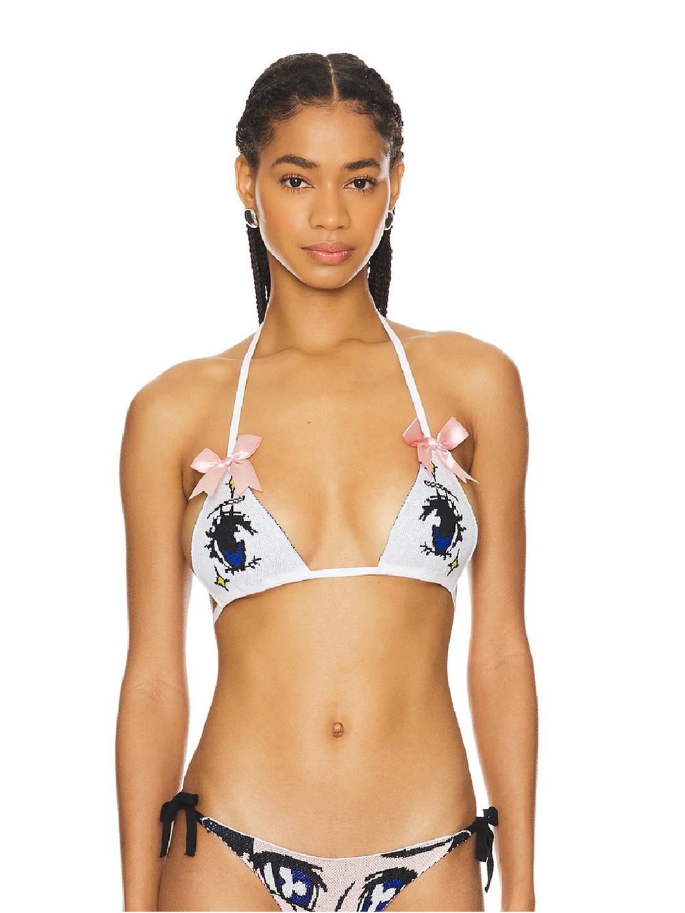 1XBLUE Anime Eyes Bikini Top